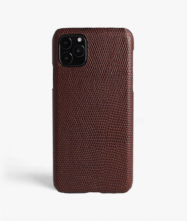 iPhone 11 Pro Max Cover Lizard Brun