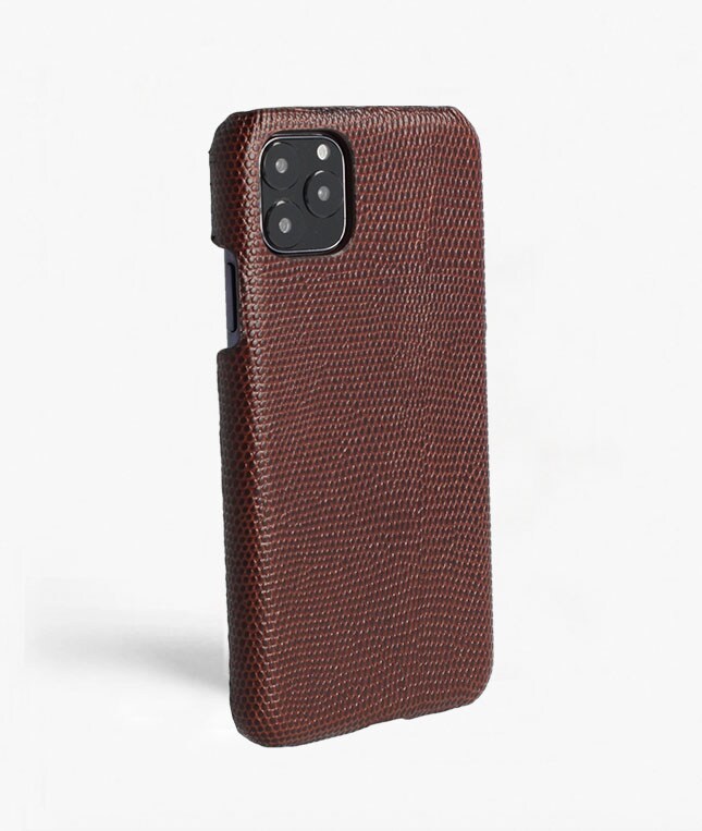 iPhone 11 Pro Max Cover Lizard Brun