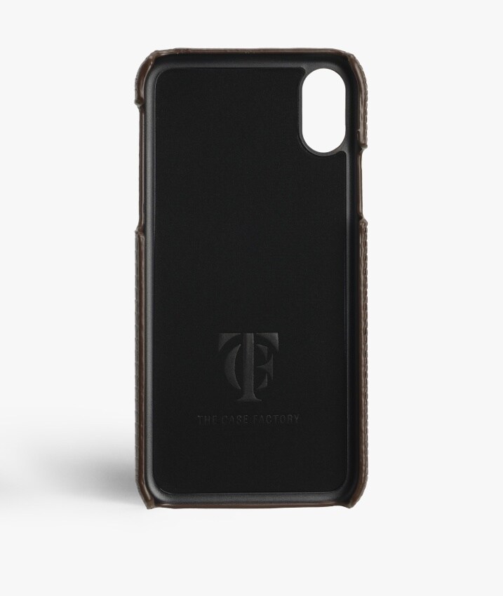 iPhone Xs Max Cover Lizard Brun