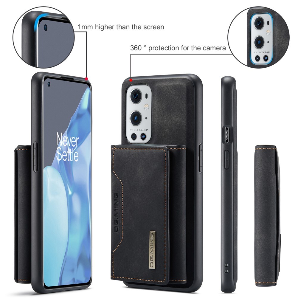  OnePlus 9 Pro Cover med aftagelig pung, Sort