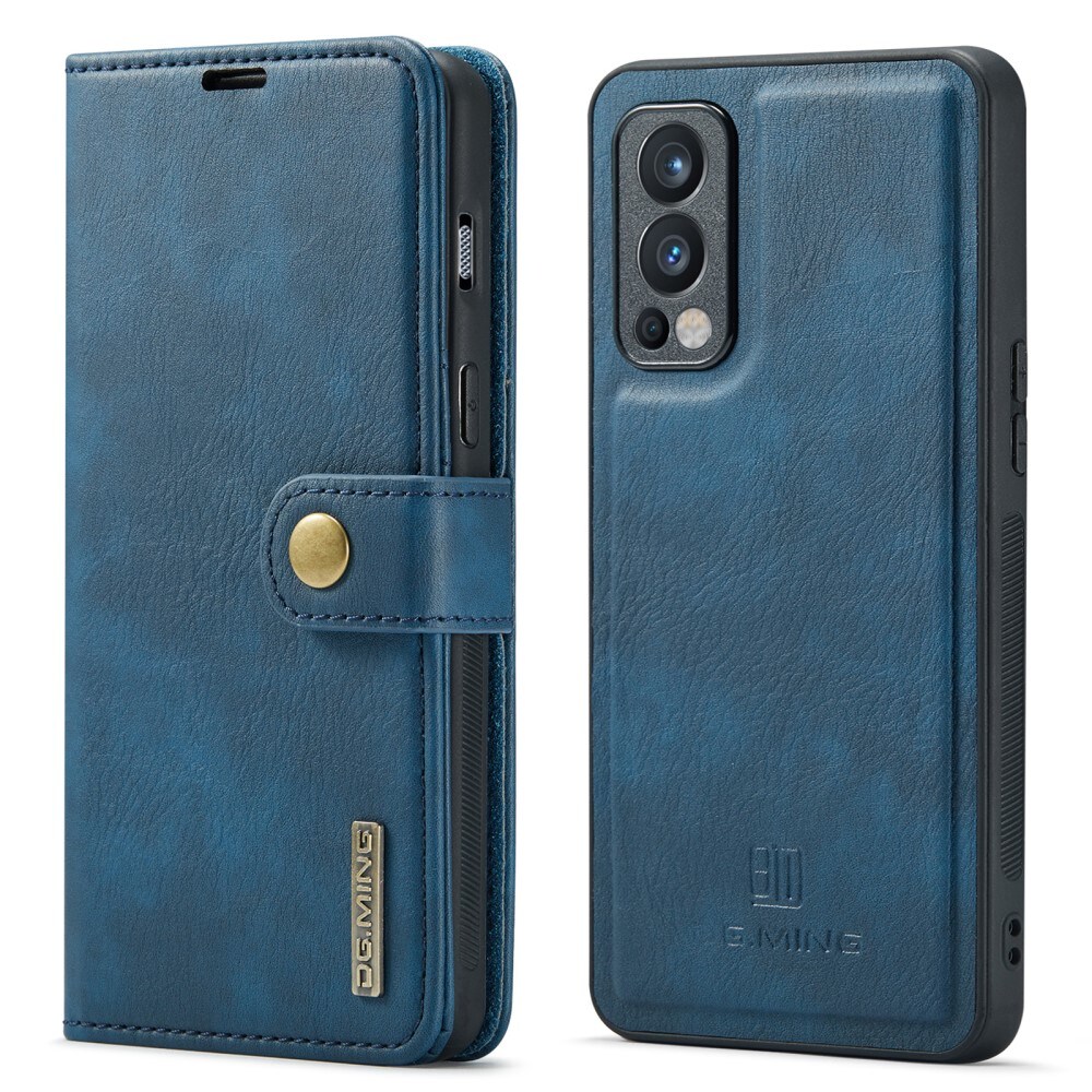  OnePlus Nord 2 5G Pungetui med aftageligt cover, Blue