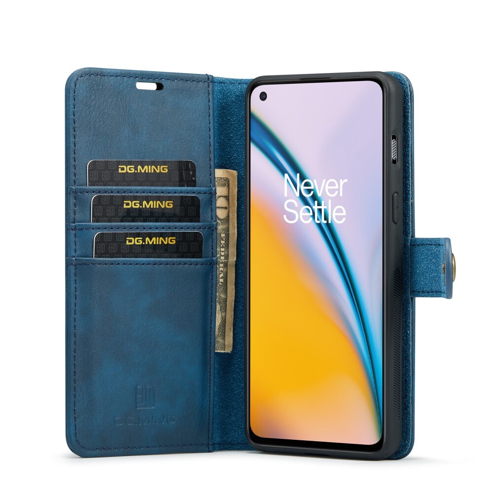  OnePlus Nord 2 5G Pungetui med aftageligt cover, Blue