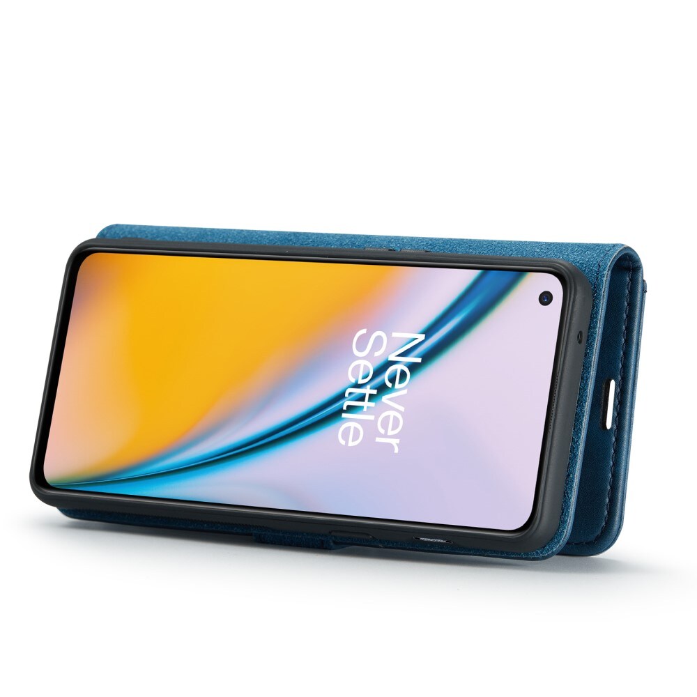  OnePlus Nord 2 5G Pungetui med aftageligt cover, Blue