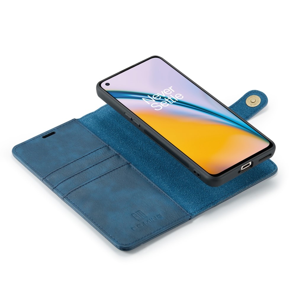  OnePlus Nord 2 5G Pungetui med aftageligt cover, Blue
