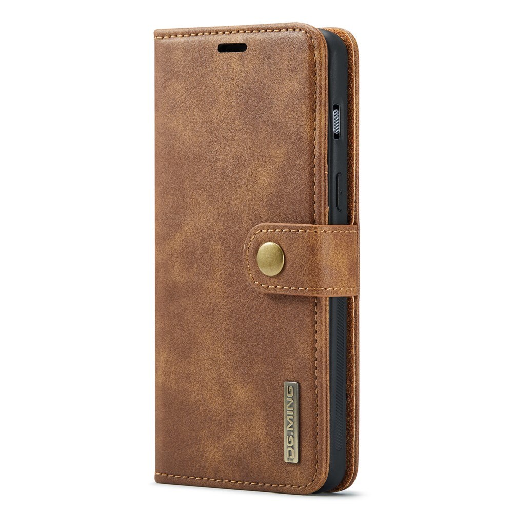 OnePlus Nord 2 5G Pungetui med aftageligt cover, Cognac