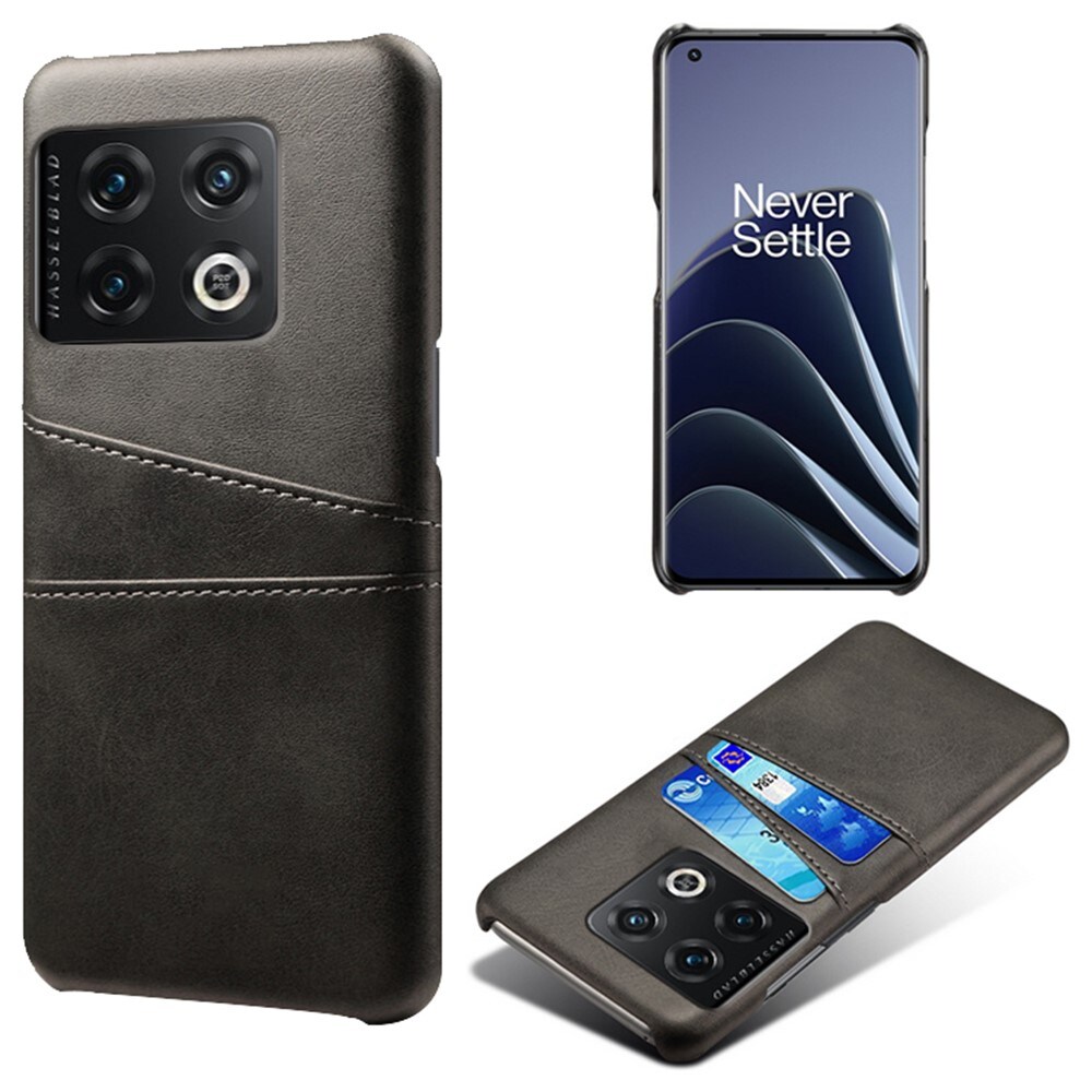  OnePlus 10 Pro Smart cover med 2 kortholdere, Sort