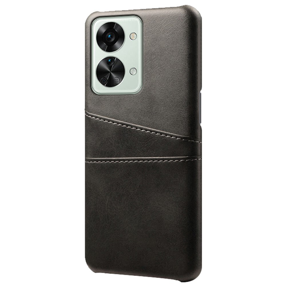  Oneplus Nord 2T 5G Smart cover med 2 kortholdere, Sort