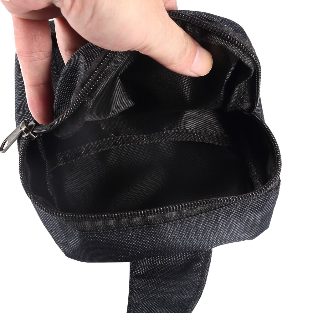 Lille Skuldertaske i nylon, Sort