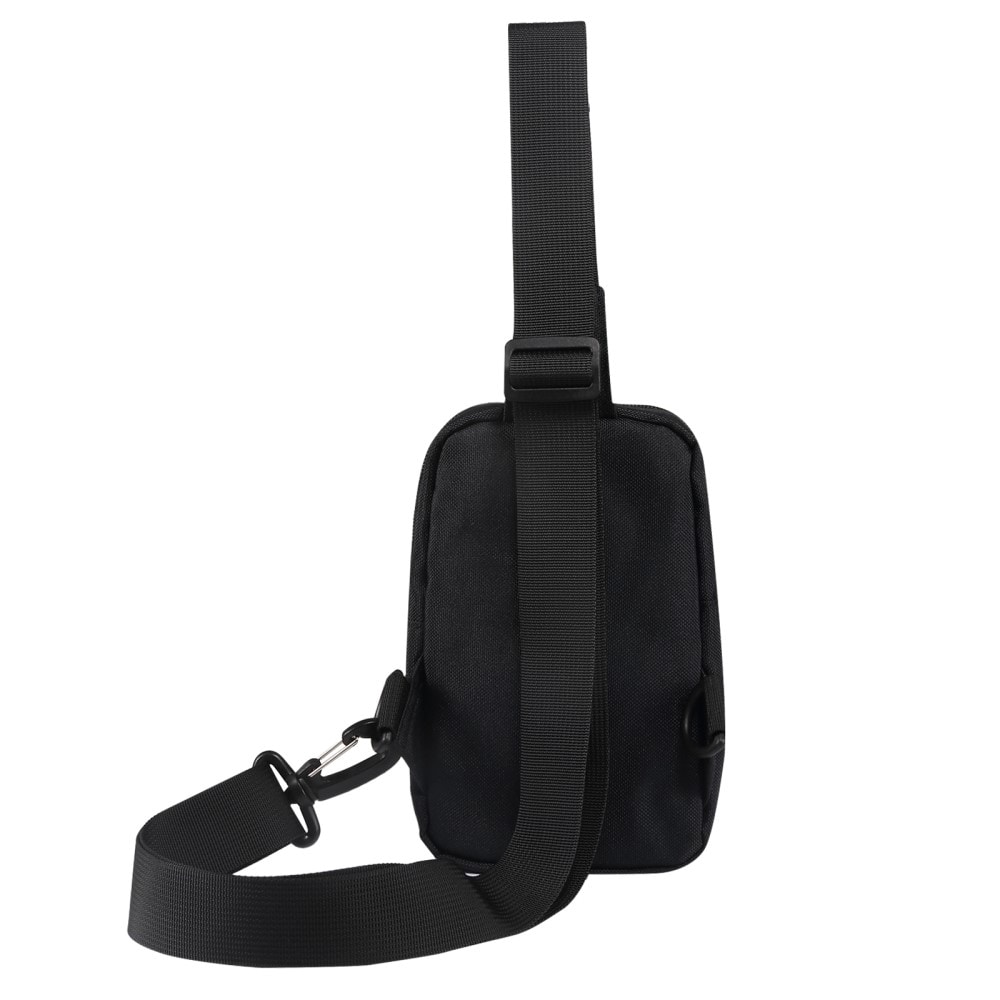 Lille Skuldertaske i nylon, Sort