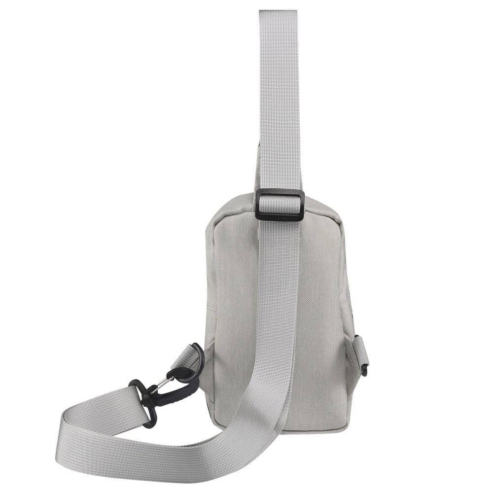 Lille Skuldertaske i nylon, Beige