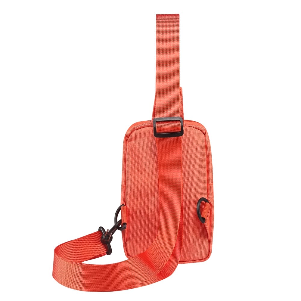 Lille Skuldertaske i nylon, Orange