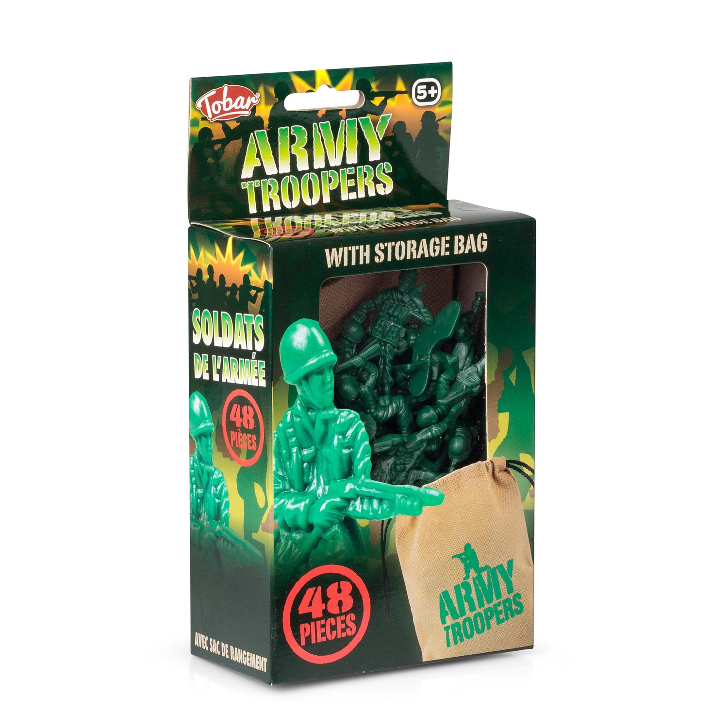 Army Troopers - Legetøjssoldater 48-pack