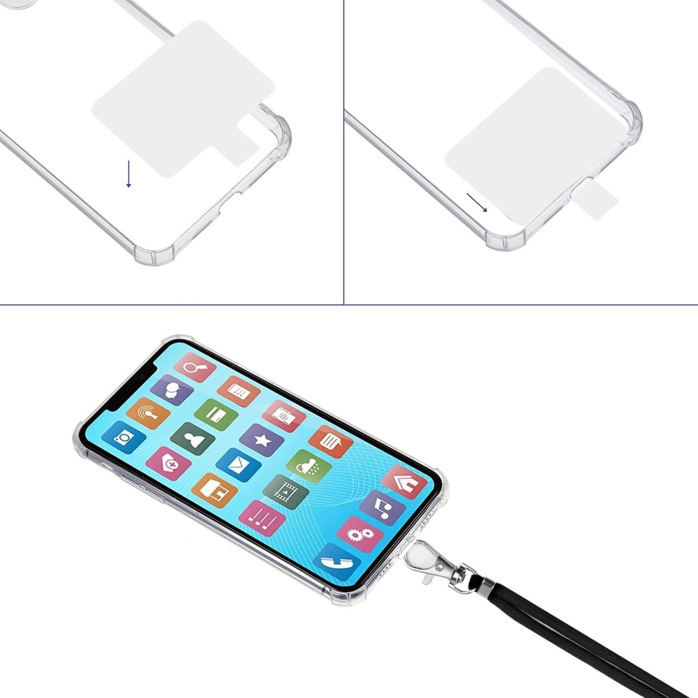 Bærestrop til telefon, Sort