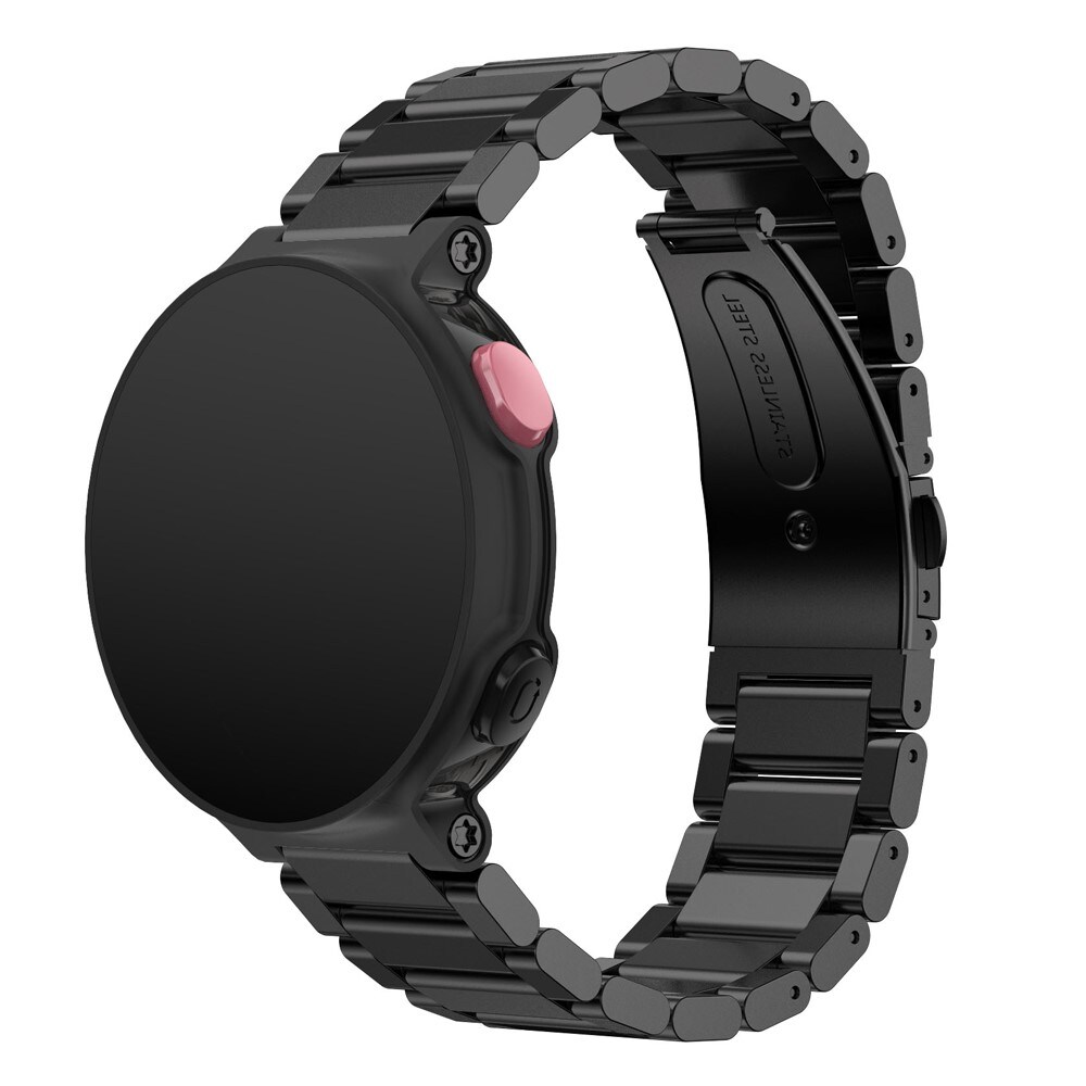 Garmin Forerunner 735 XT/Forerunner 235 Stilrent linkarmbånd i metal, Sort
