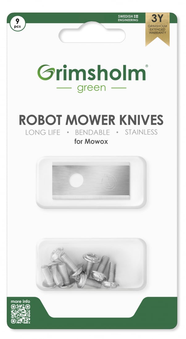 9-pak robotplæneklipperknive til  