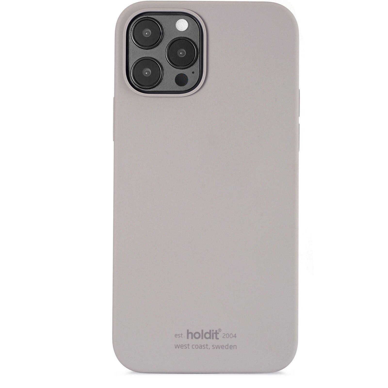 iPhone 12 Pro Max Silicone Cover, Taupe