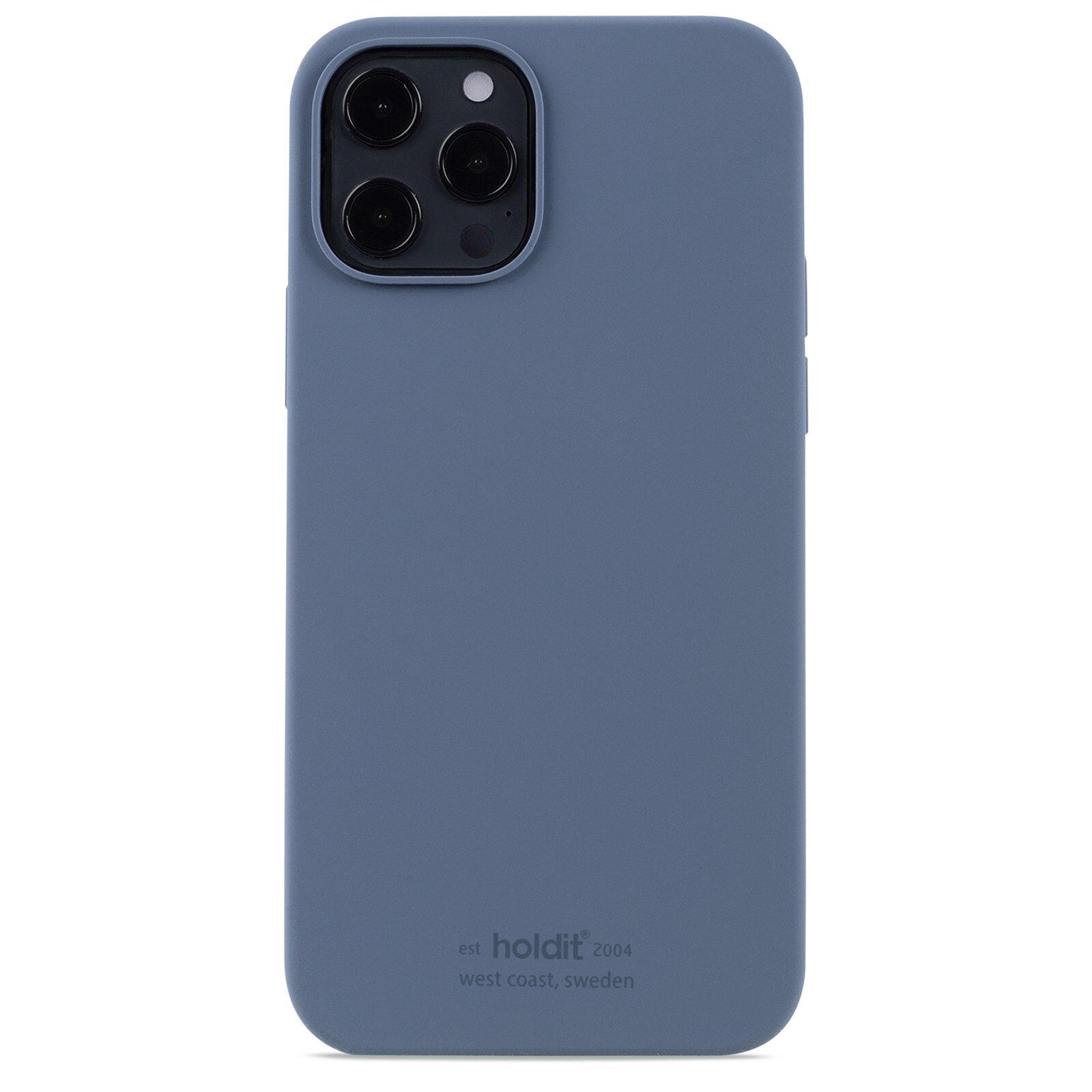iPhone 12/iPhone 12 Pro Silicone Cover, Pacific Blue