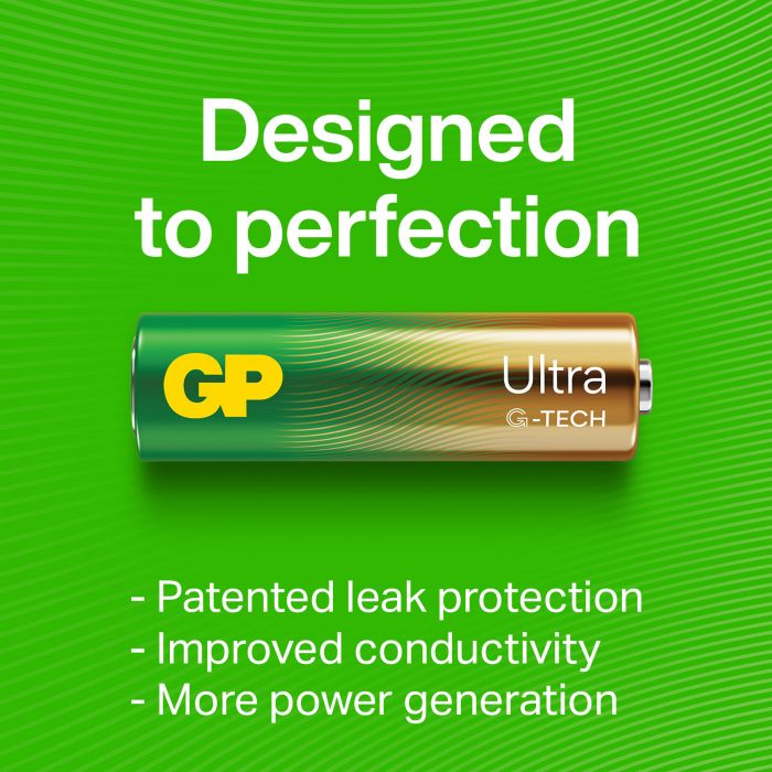 4-pak Ultra Alkaline AA-batterier 15AU/LR6
