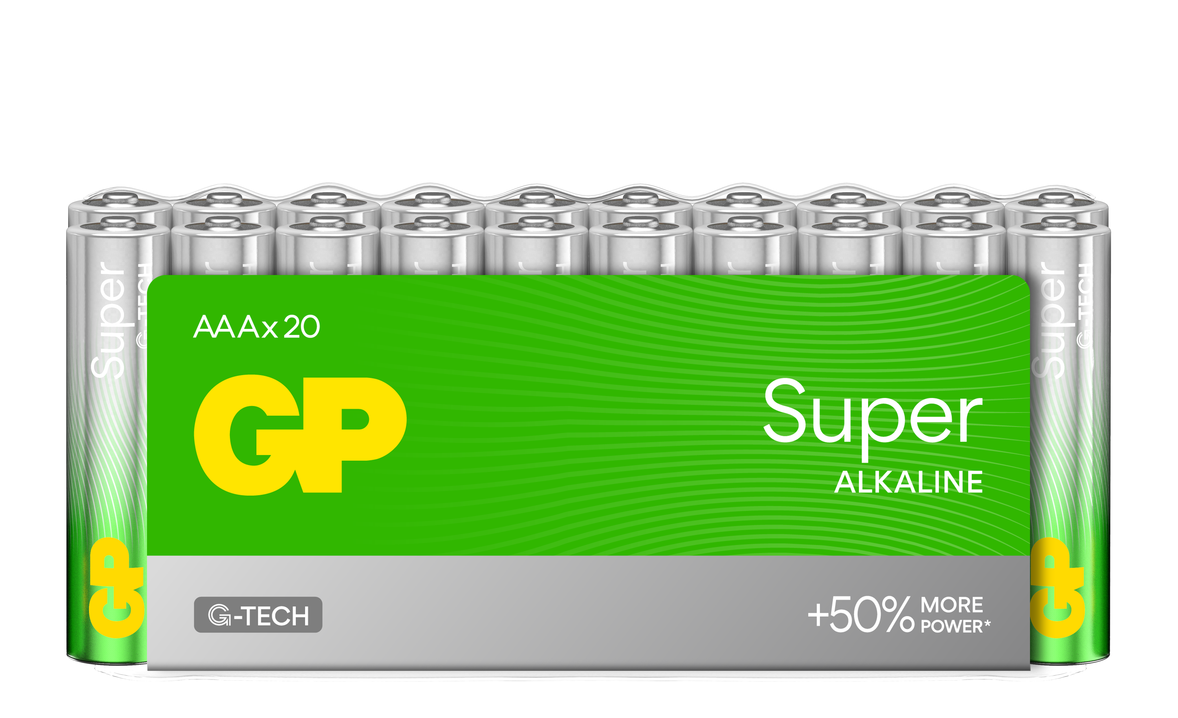 20-pak Super Alkaline AAA-batterier 24A/LR03