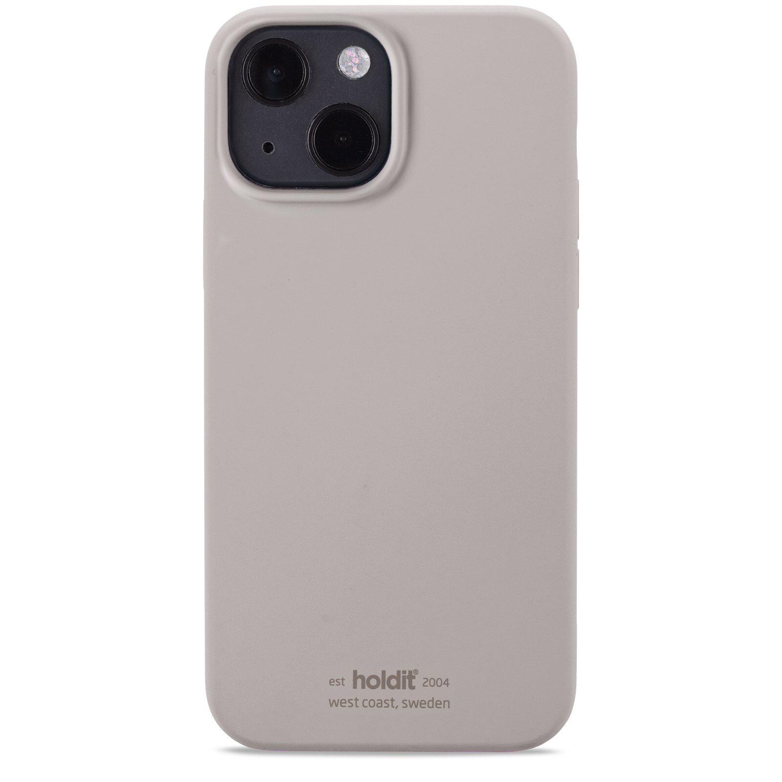 iPhone 13 Mini Silicone Cover, Taupe