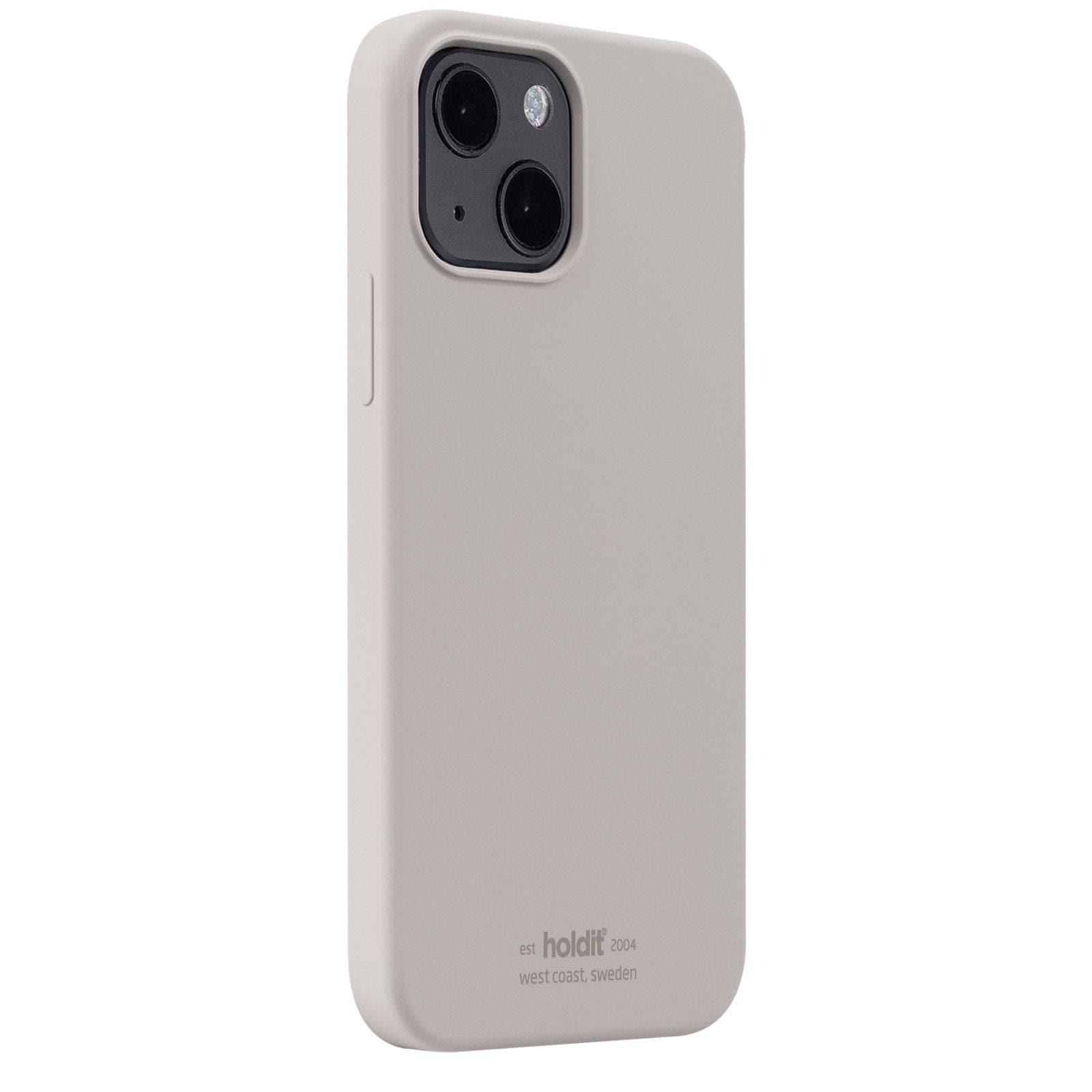 iPhone 13 Mini Silicone Cover, Taupe