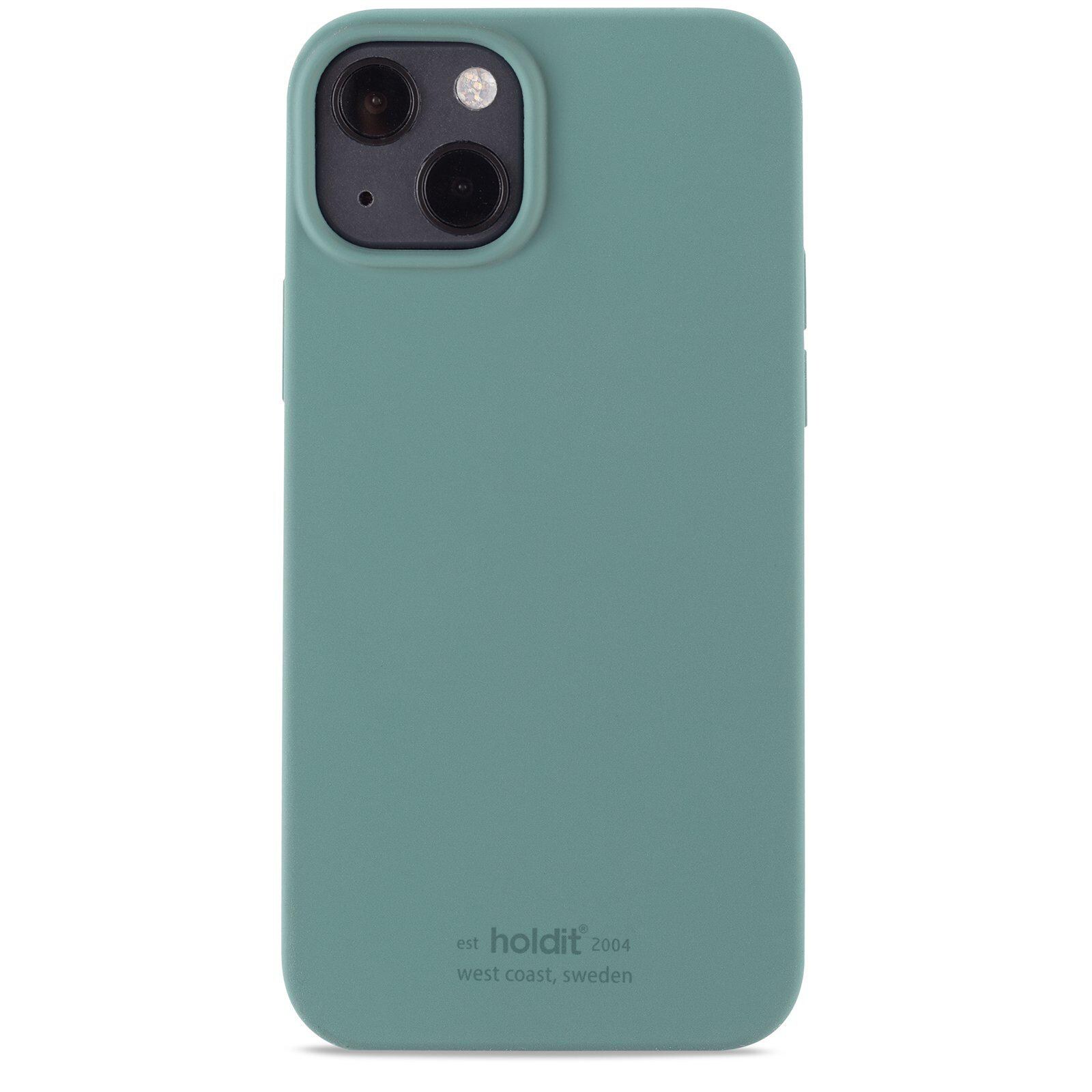 iPhone 14 Plus Silicone Cover, Moss Green