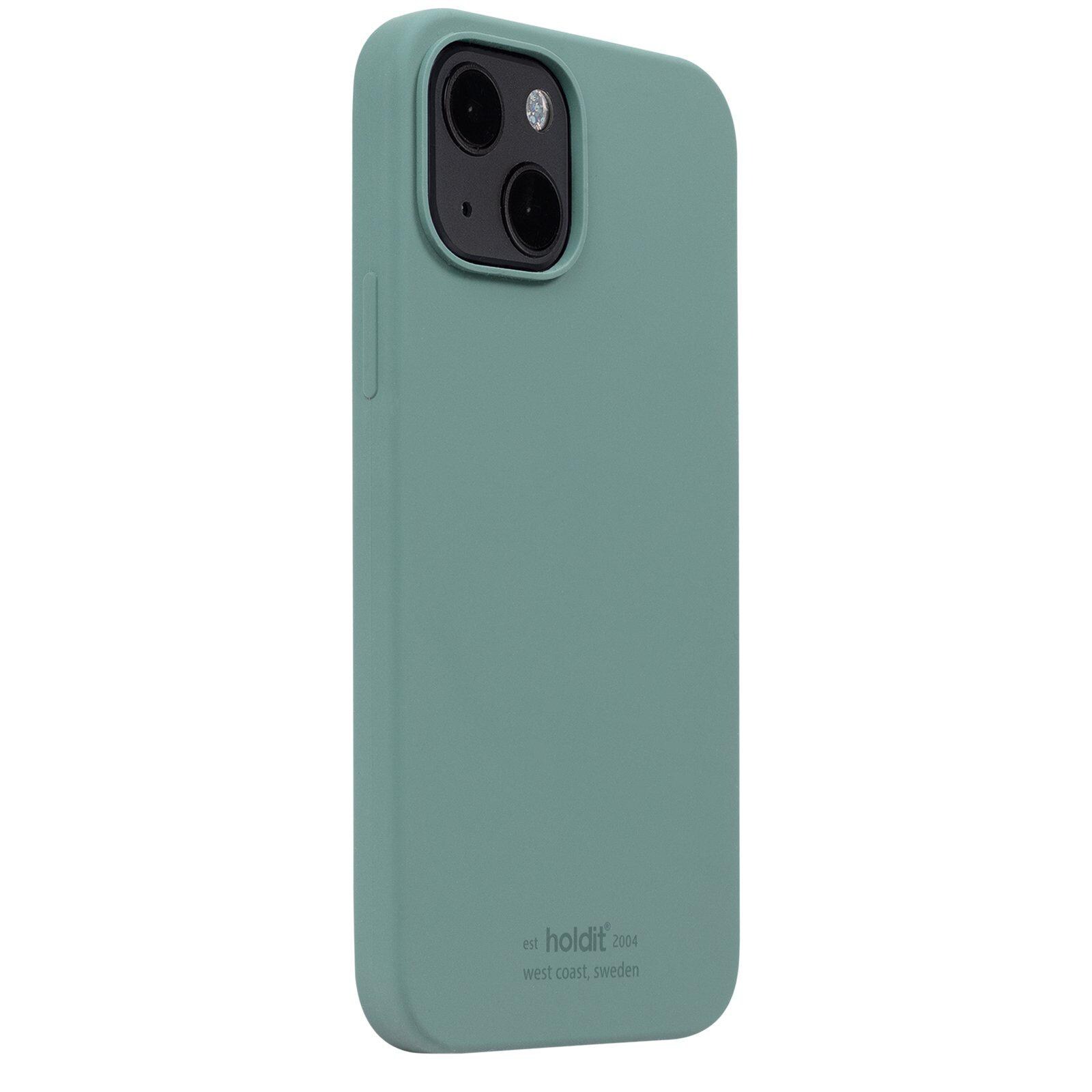iPhone 14 Plus Silicone Cover, Moss Green
