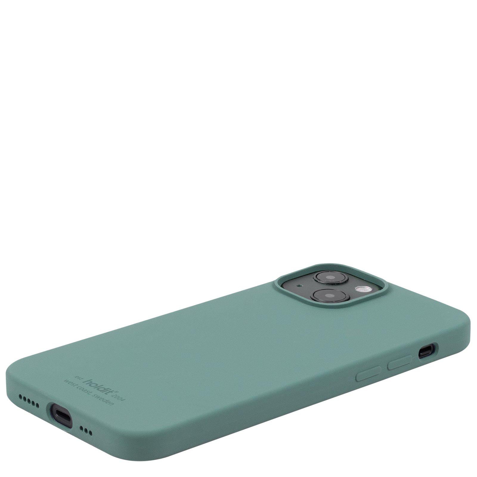 iPhone 14 Plus Silicone Cover, Moss Green