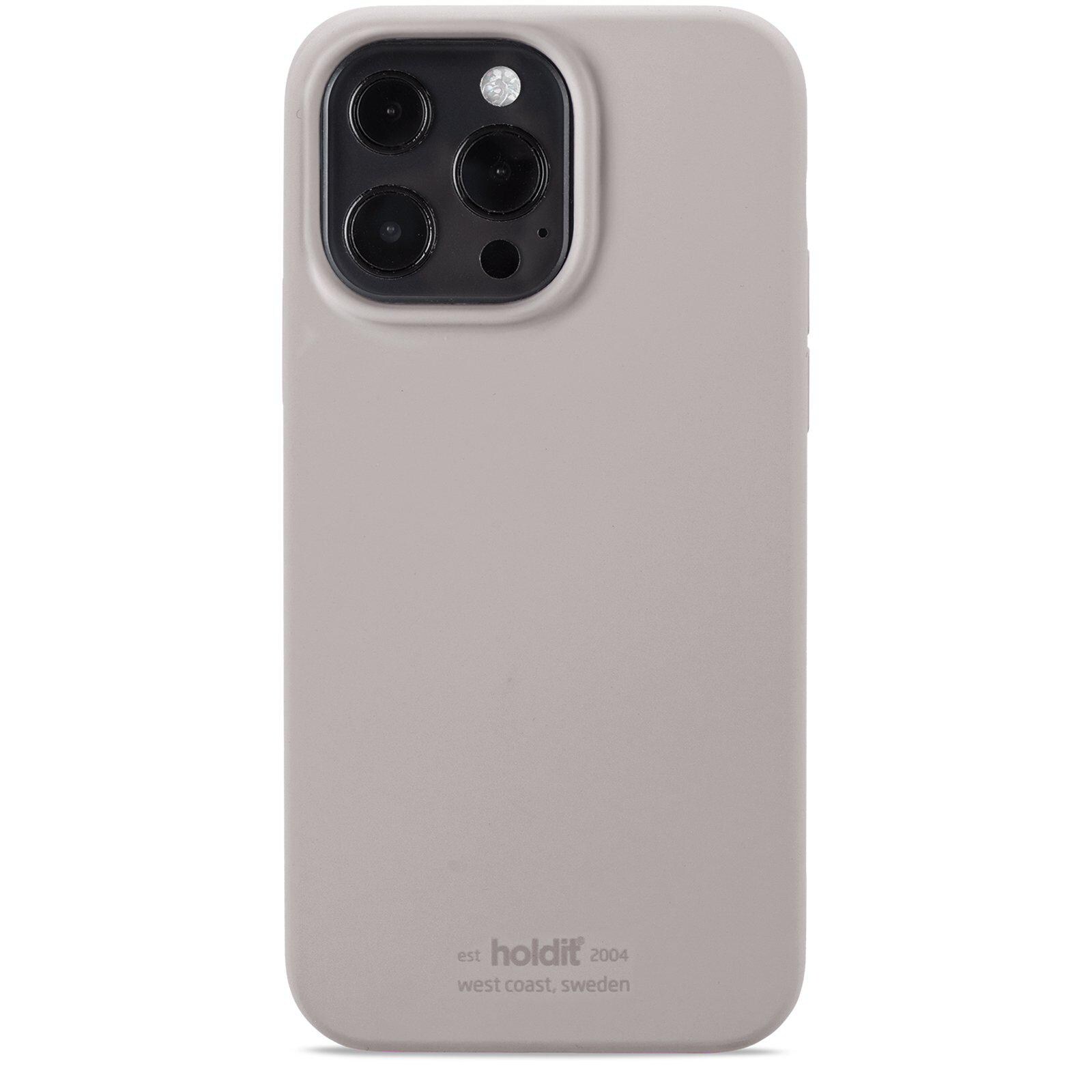 iPhone 13 Pro Max Silicone Cover, Taupe