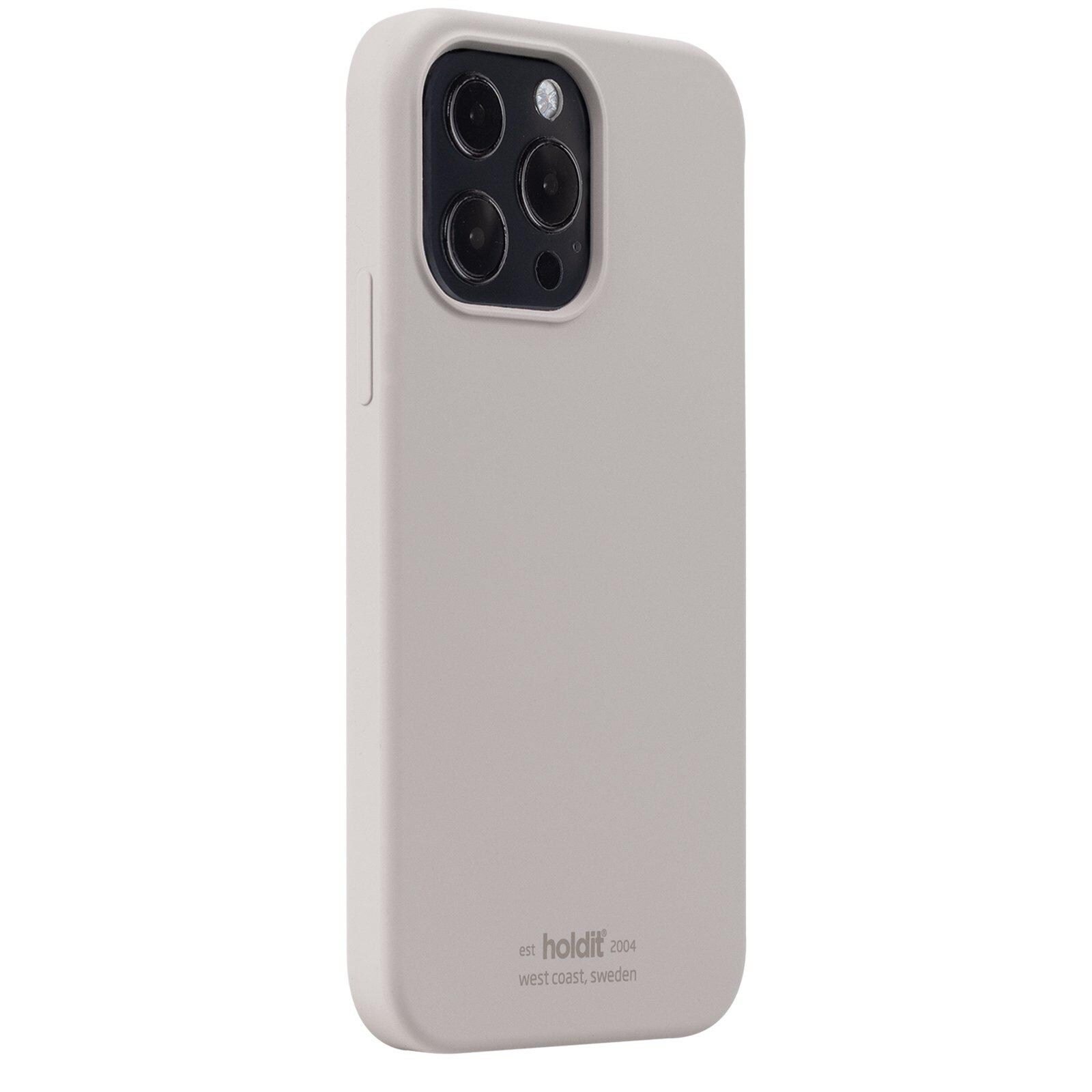 iPhone 13 Pro Max Silicone Cover, Taupe