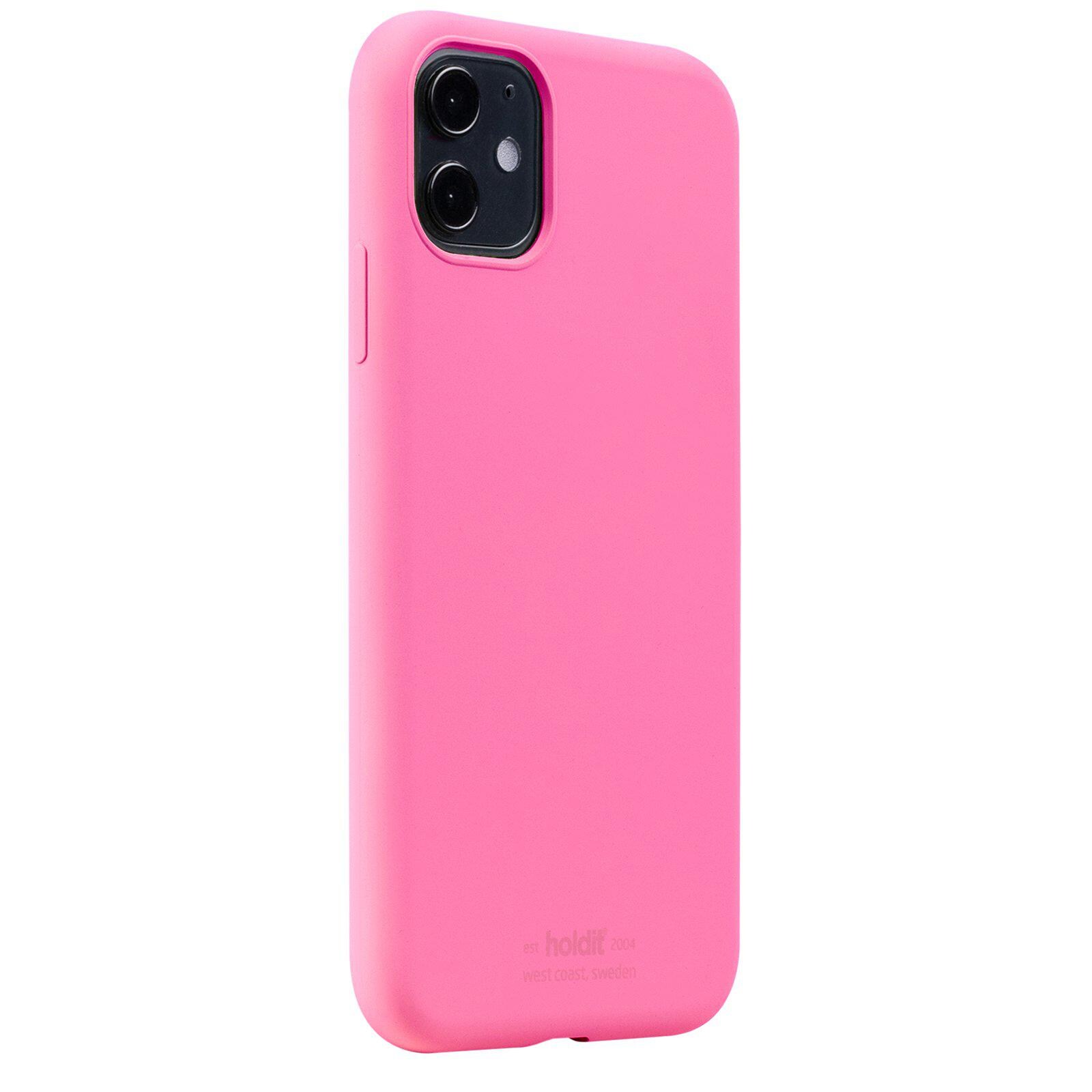 iPhone 11 Silicone Cover, Bright Pink
