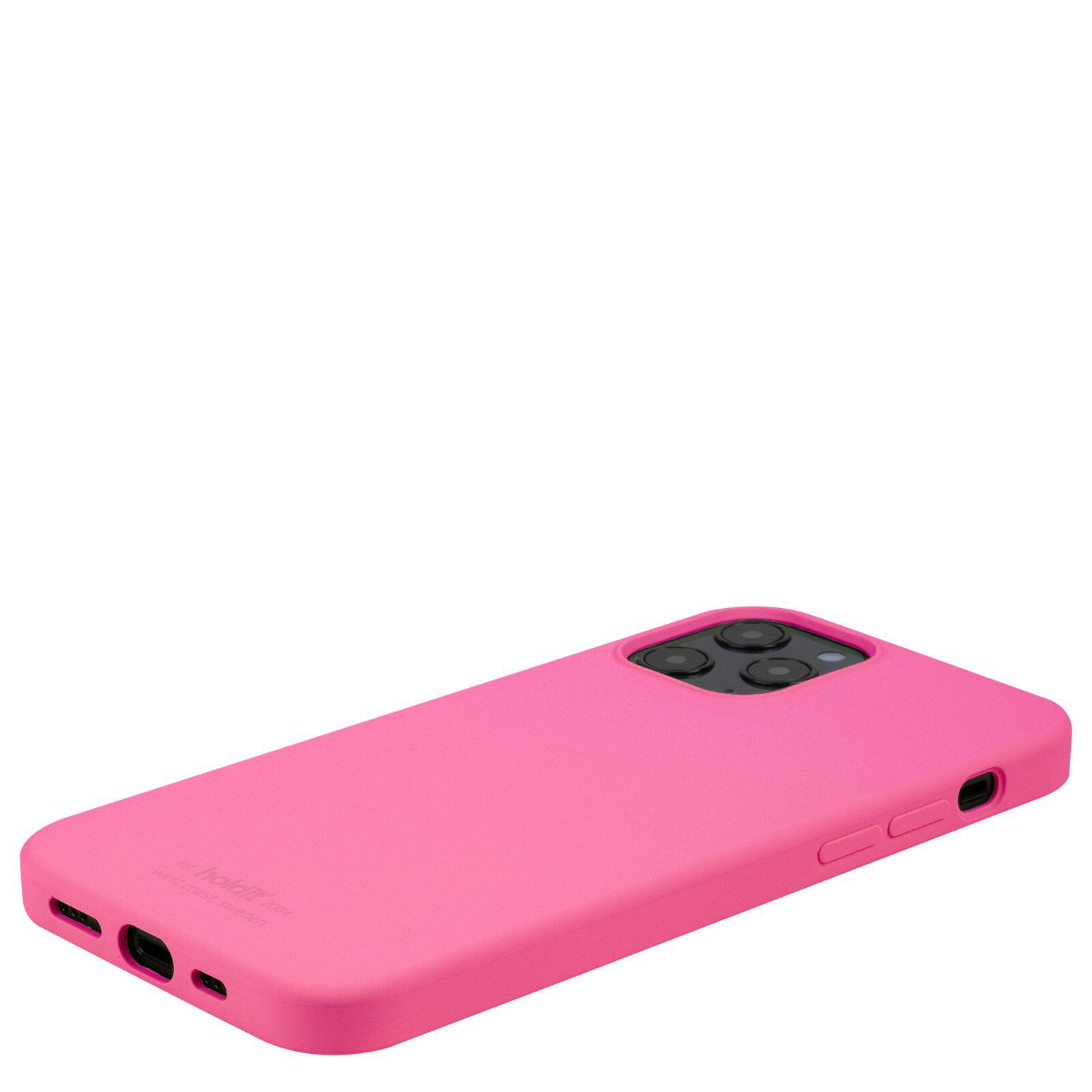 iPhone 12/iPhone 12 Pro Silicone Cover, Bright Pink