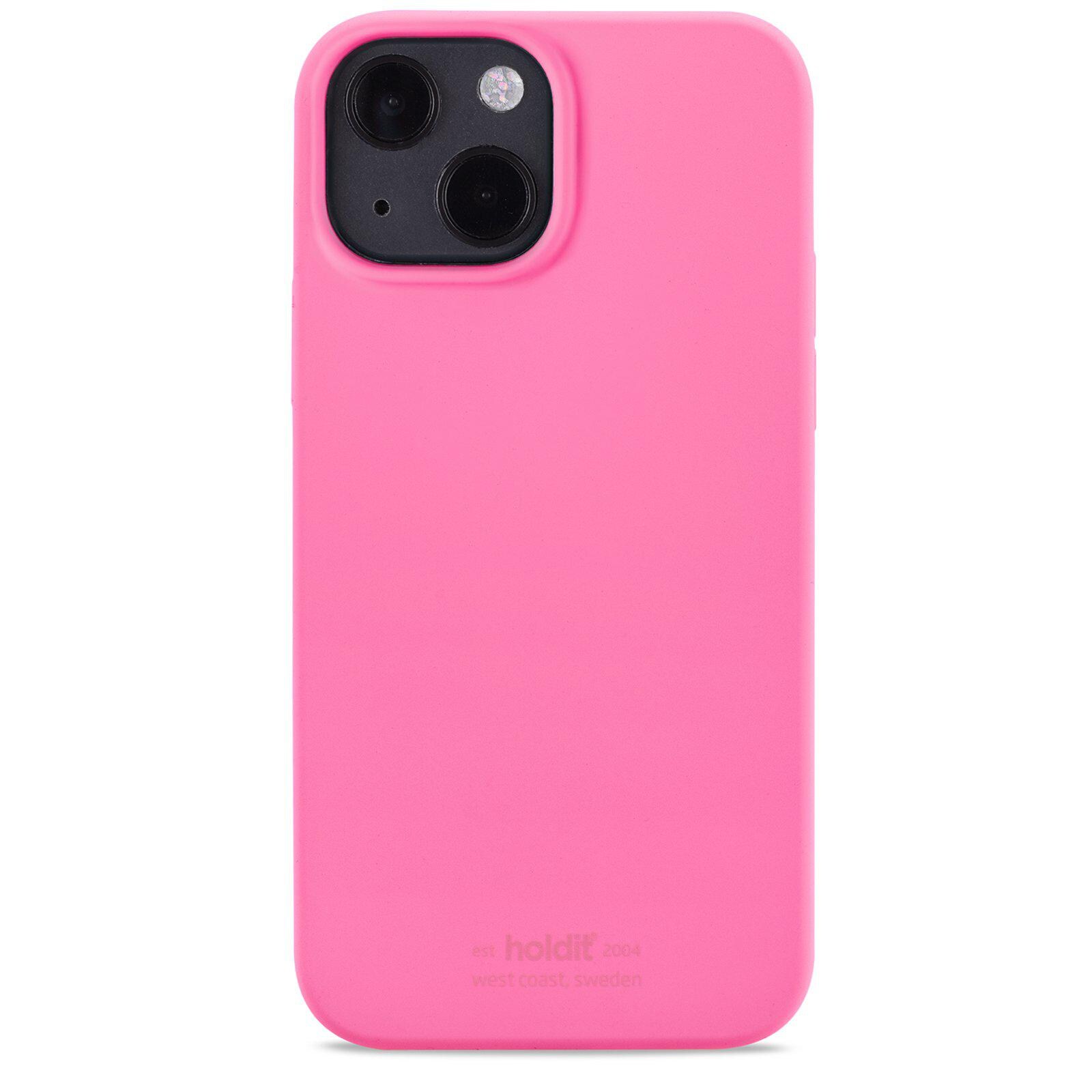 iPhone 14 Plus Silicone Cover, Bright Pink