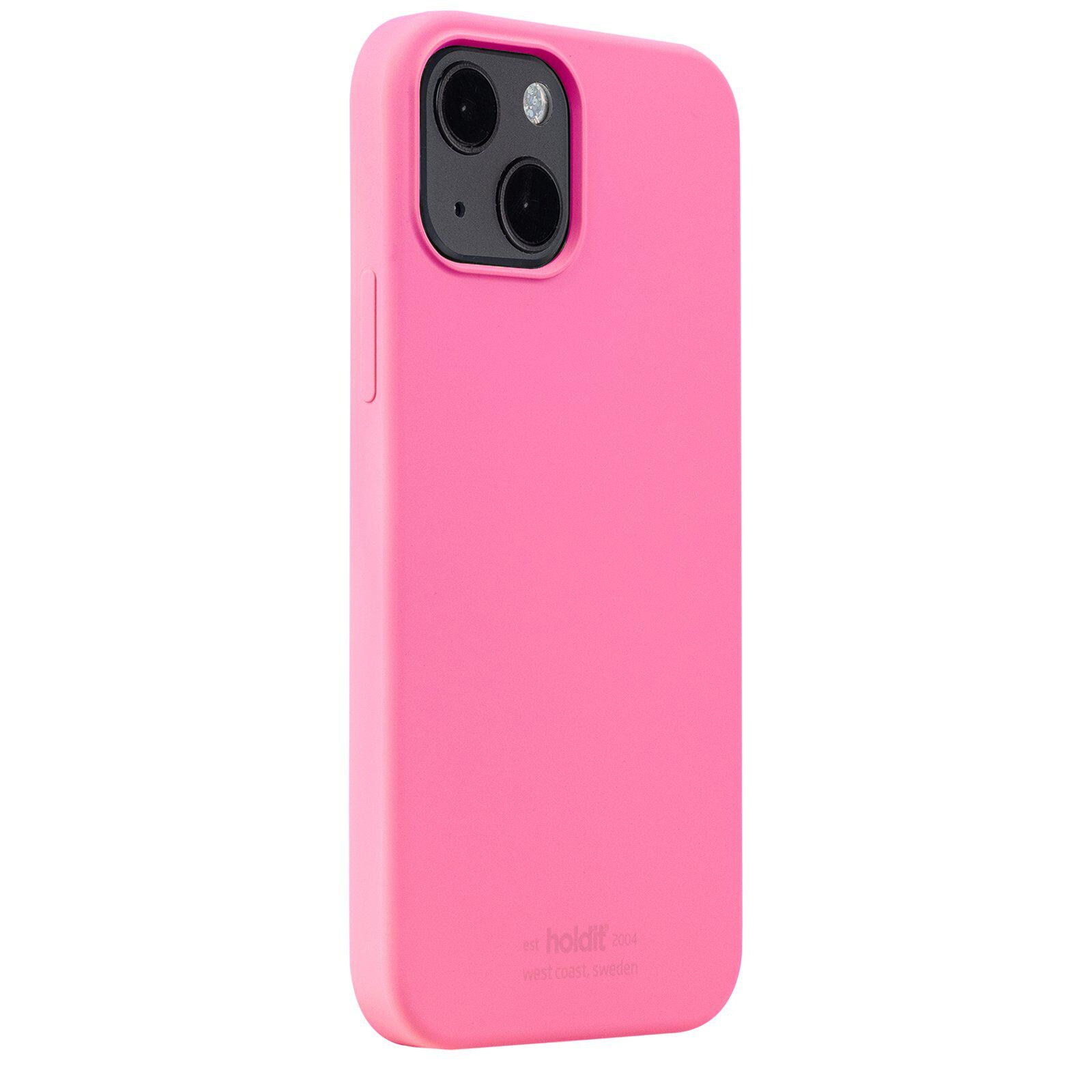 iPhone 14 Plus Silicone Cover, Bright Pink