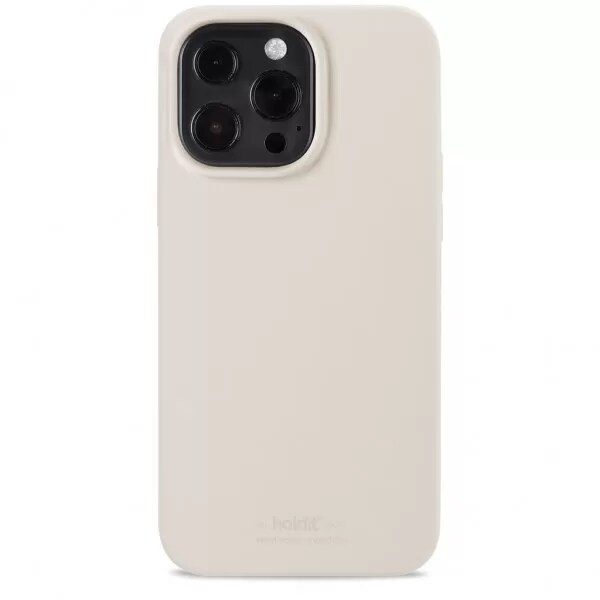 iPhone 14 Pro Silicone Cover, Light Beige