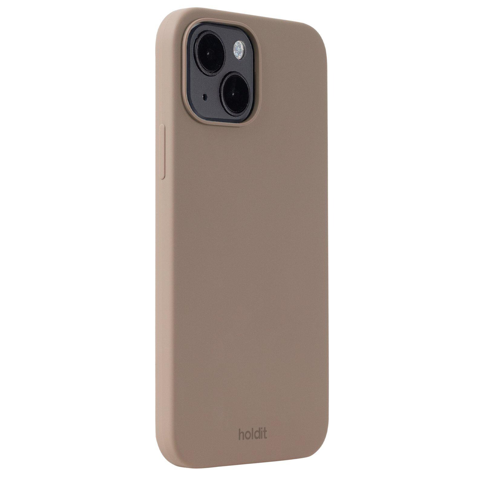 iPhone 15 Silicone Cover, Mocha Brown