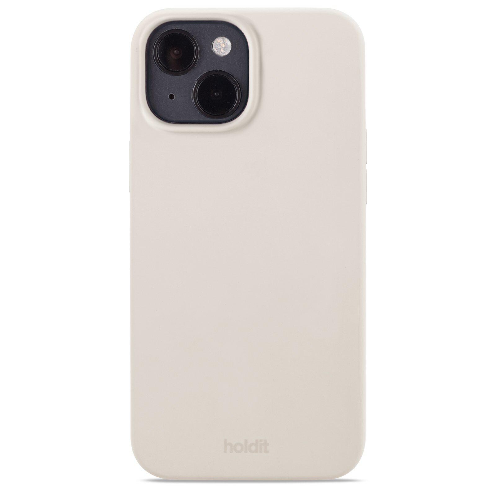 iPhone 15 Silicone Cover, Light Beige