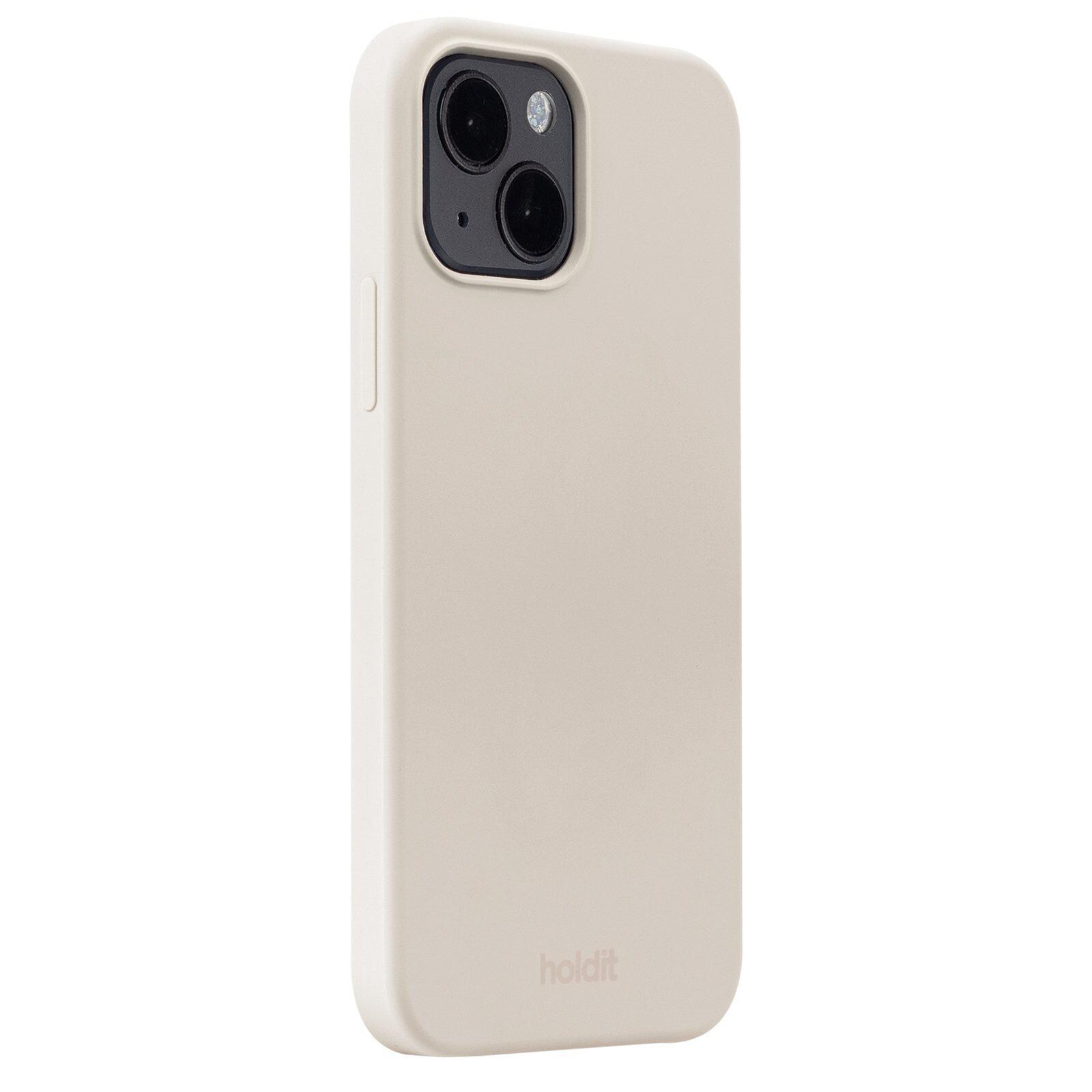 iPhone 15 Silicone Cover, Light Beige
