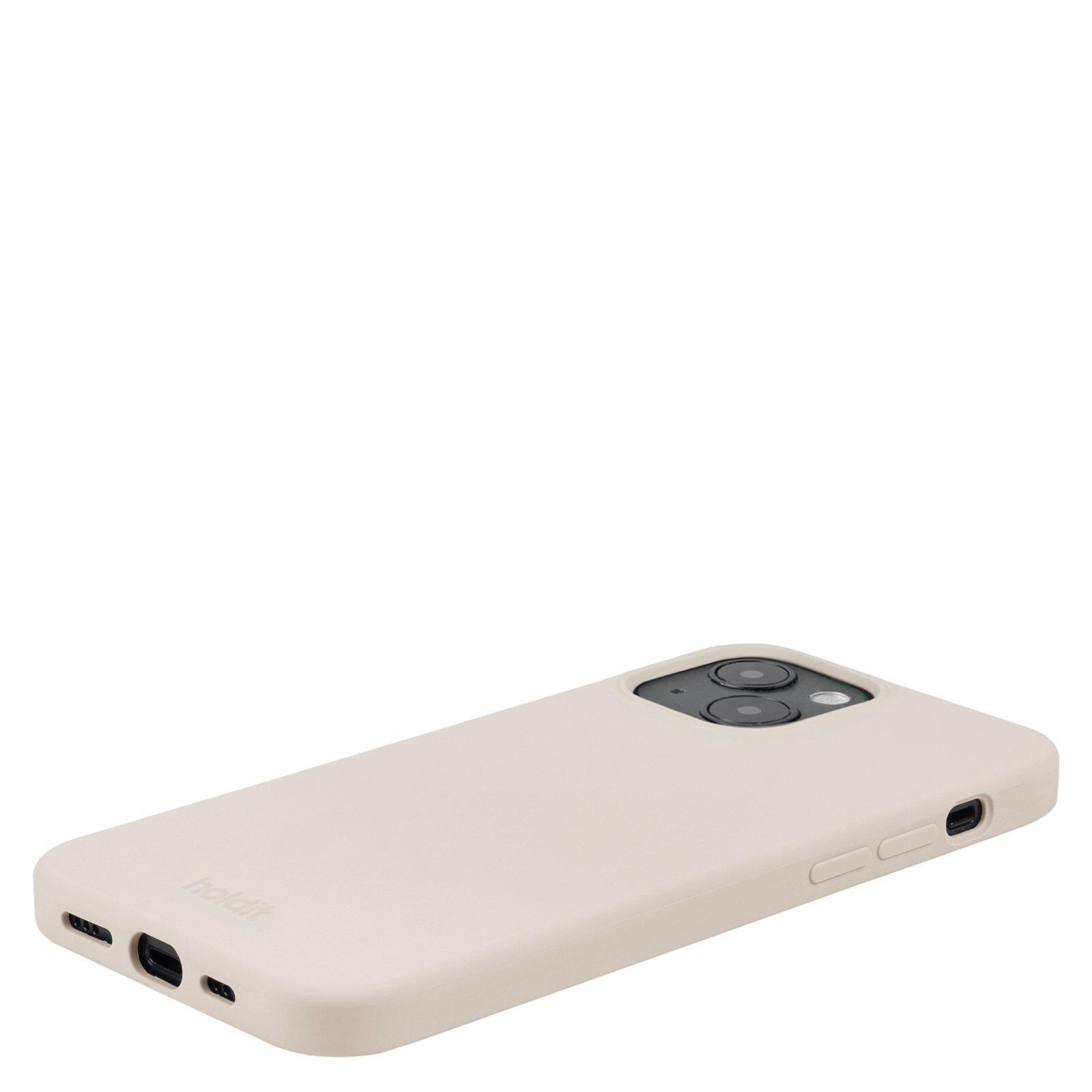 iPhone 15 Silicone Cover, Light Beige