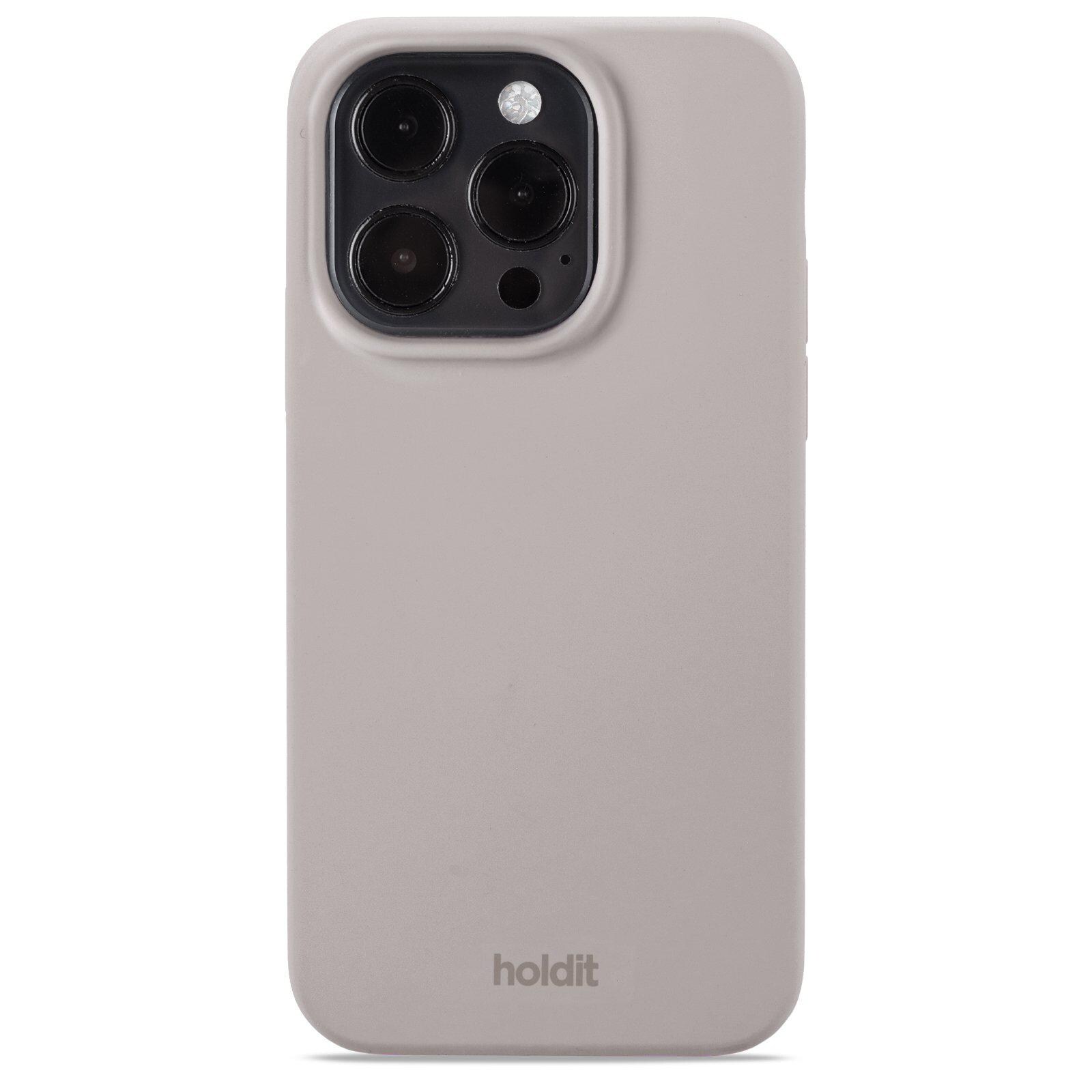 iPhone 15 Pro Silicone Cover, Taupe