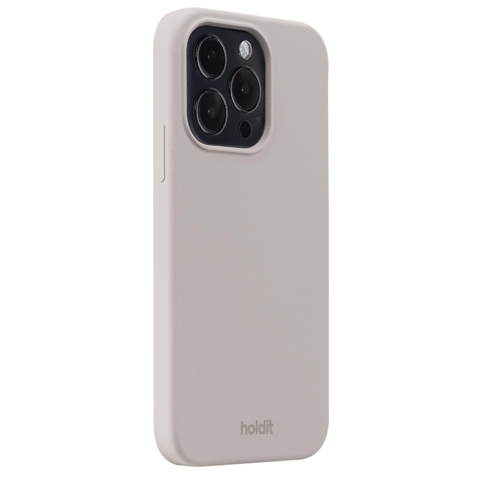 iPhone 15 Pro Silicone Cover, Taupe