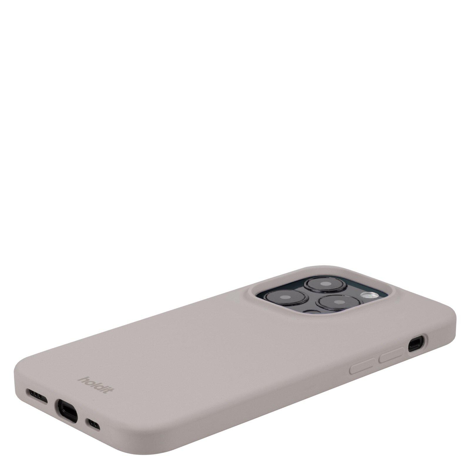 iPhone 15 Pro Silicone Cover, Taupe