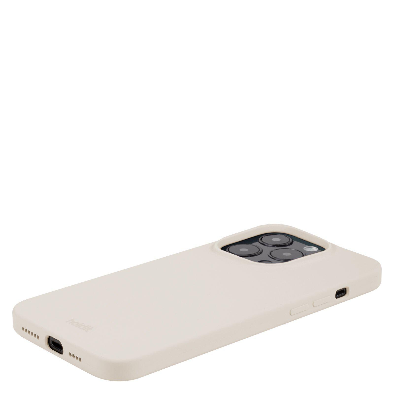iPhone 15 Pro Silicone Cover, Light Beige