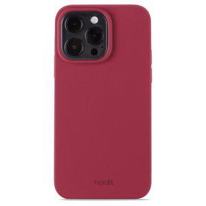 iPhone 15 Pro Max Silicone Cover, Red Velvet
