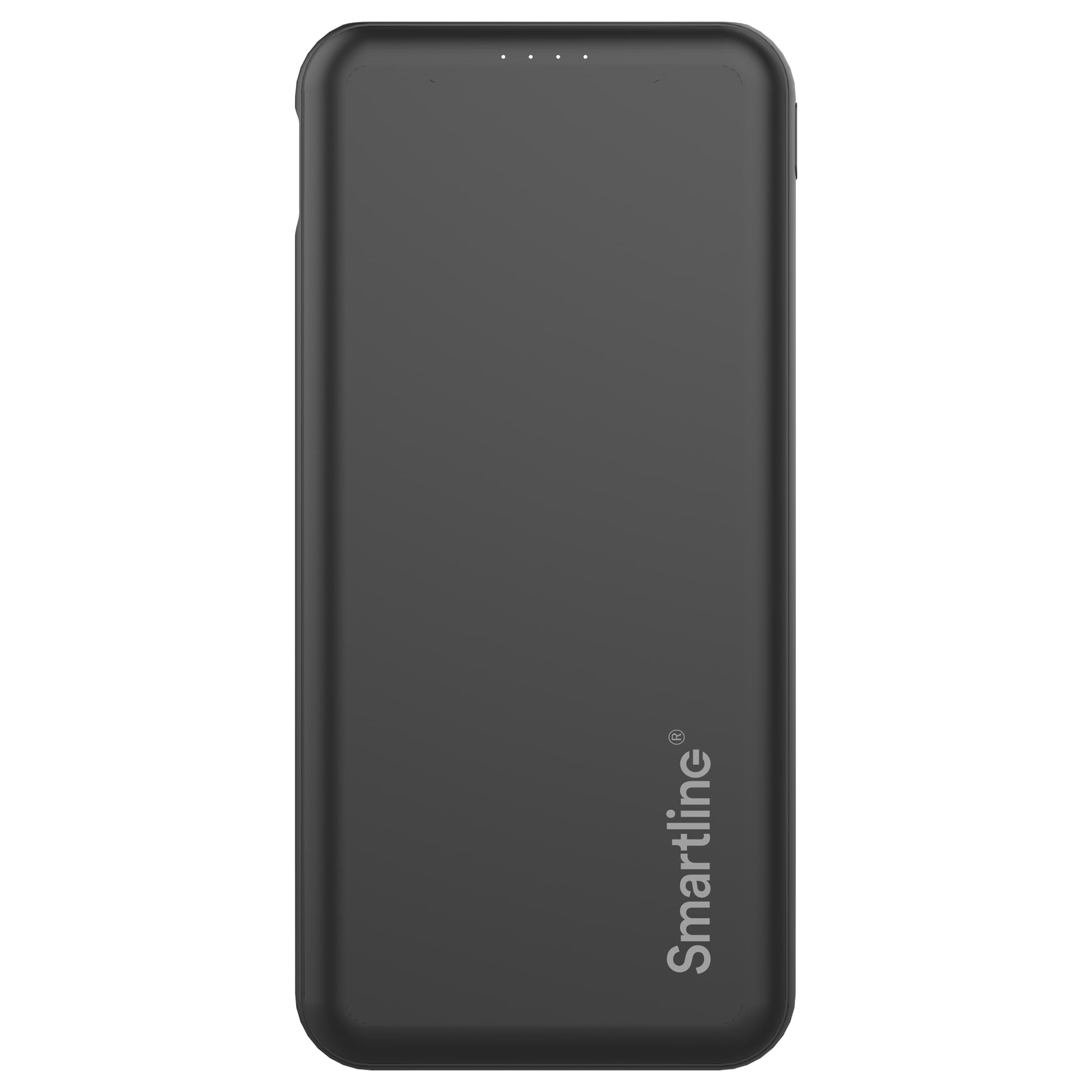 Powerbank 10000 mAh USB-A + USB-C PD, Sort