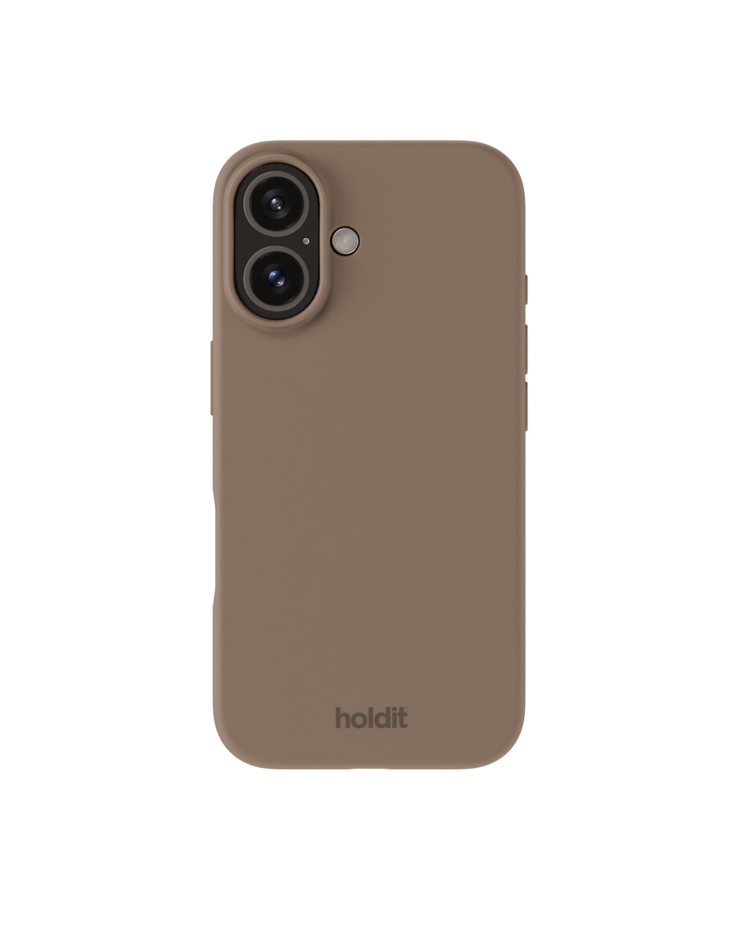 iPhone 16 Silicone Cover, Mocha Brown