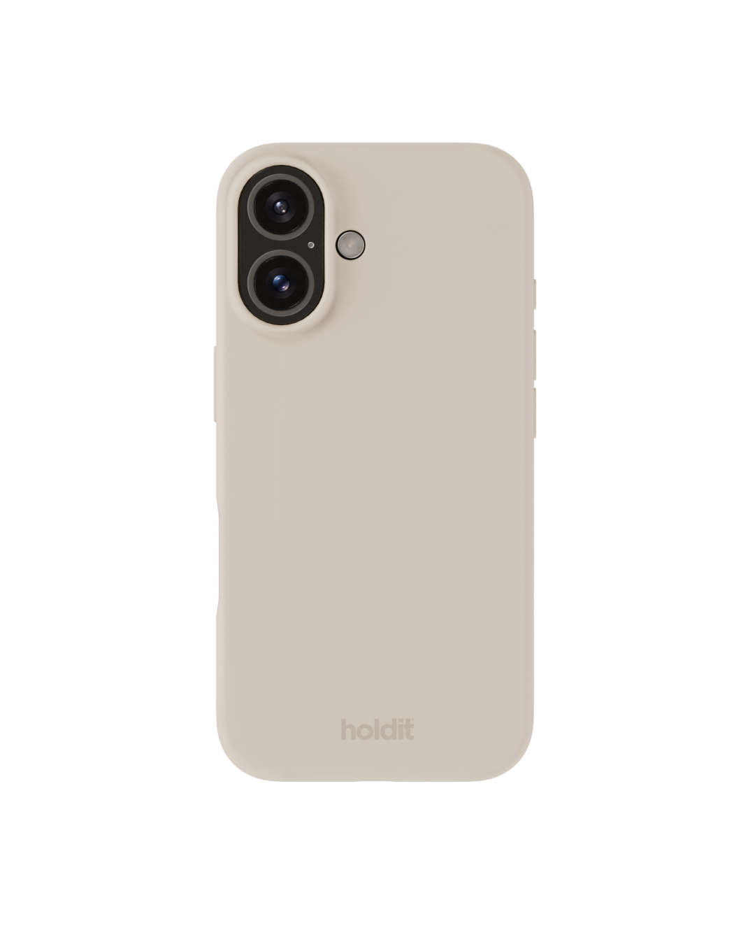 iPhone 16 Silicone Cover, Light Beige