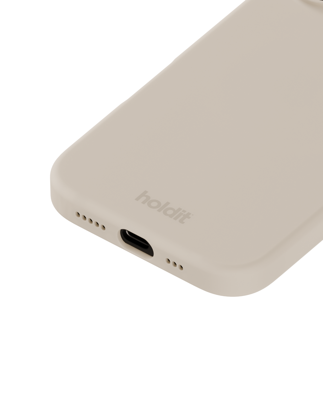 iPhone 16 Silicone Cover, Light Beige