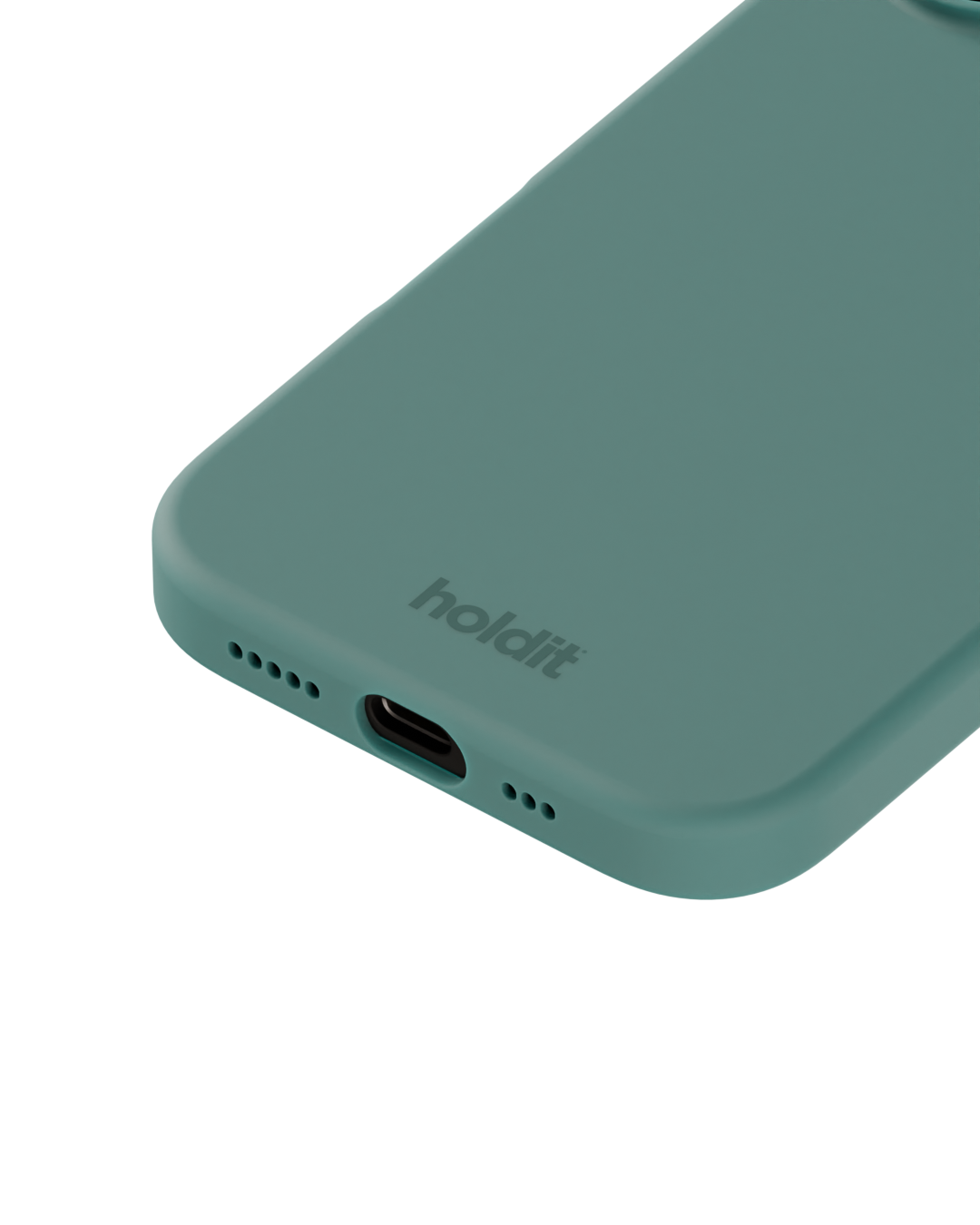 iPhone 16 Silicone Cover, Moss Green
