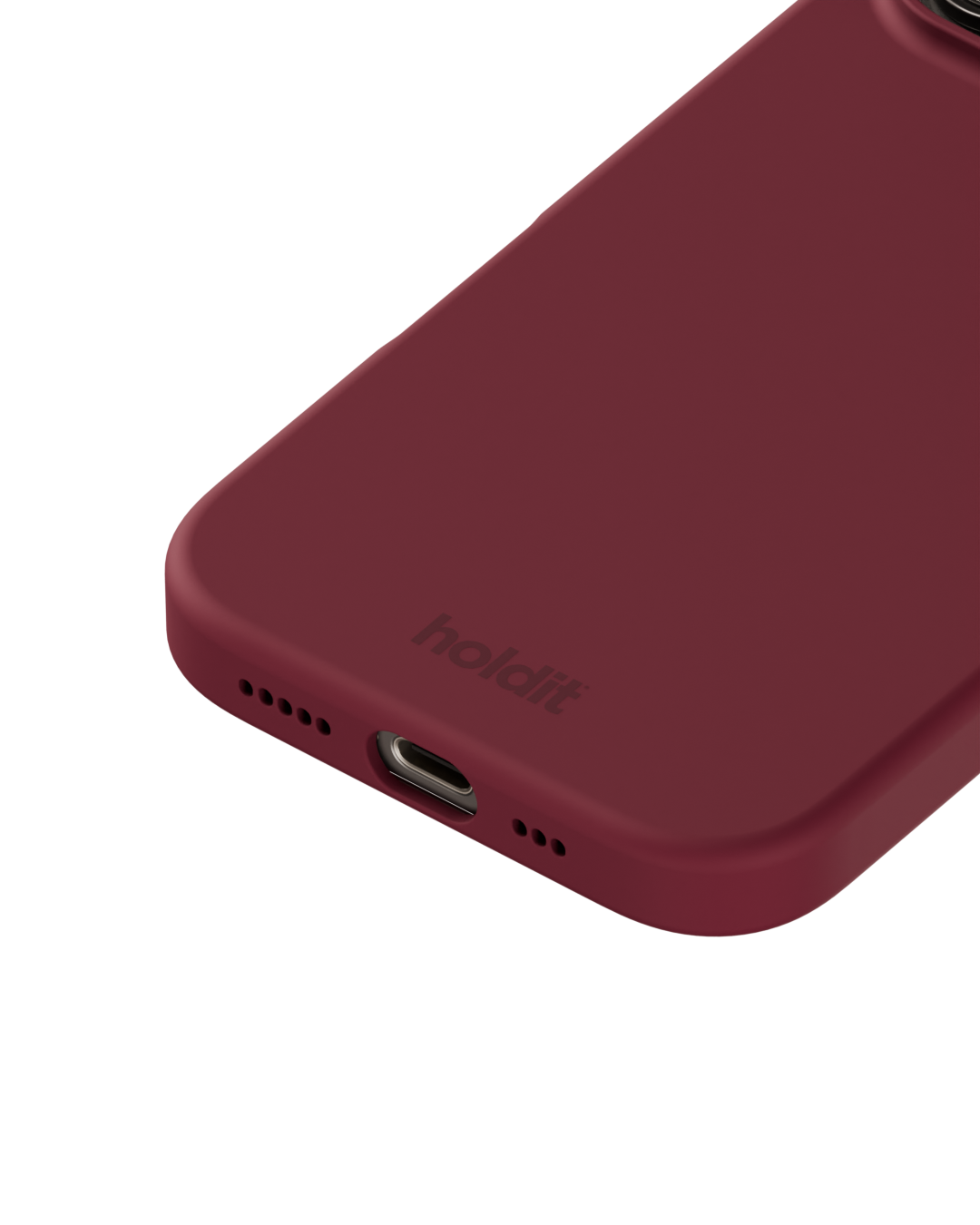 iPhone 16 Pro Max Silicone Cover, Red Velvet
